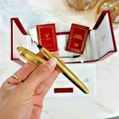 Cartier Pasha Pen Roller Ball Pen Complete with Spare Refill