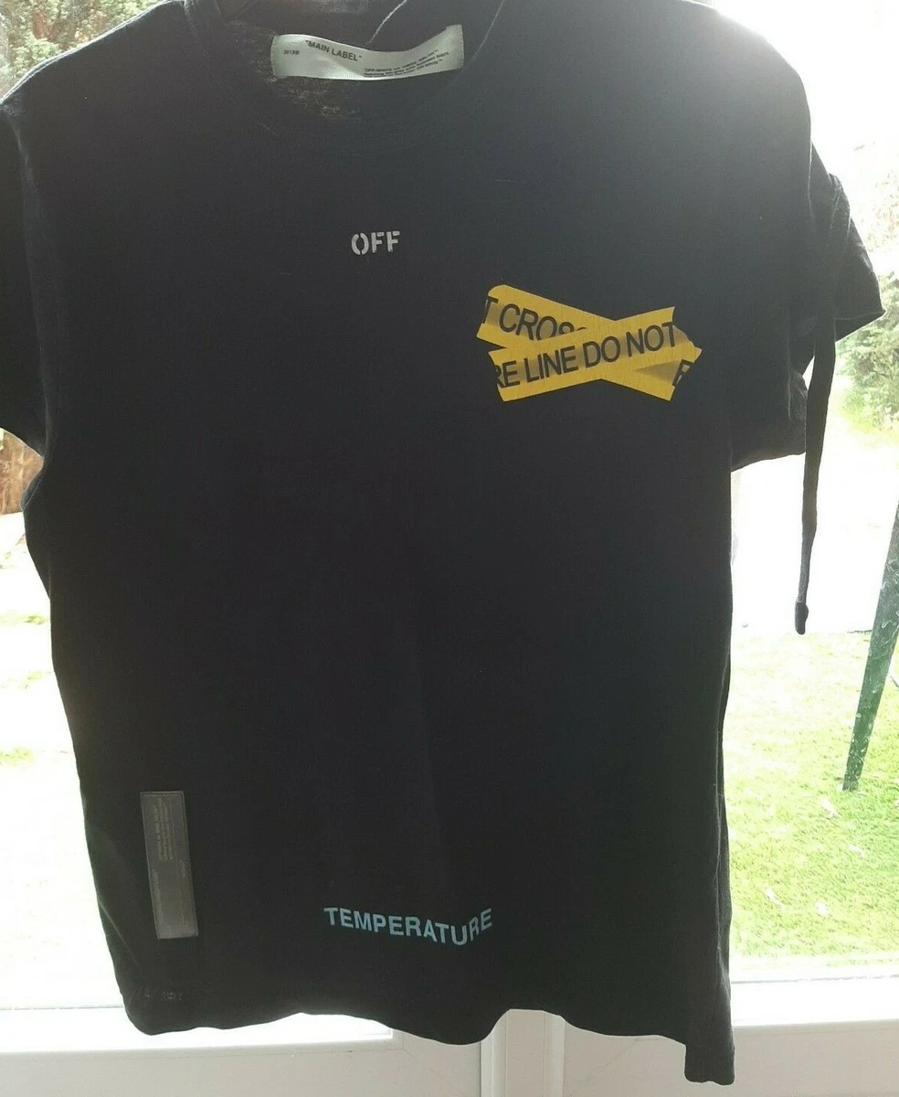 T shirt off white do not cross top