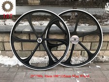 29"/700C Aluminum Mag Bike Wheel Set Rimset 18T Freewheel 36T Bike Sprocket