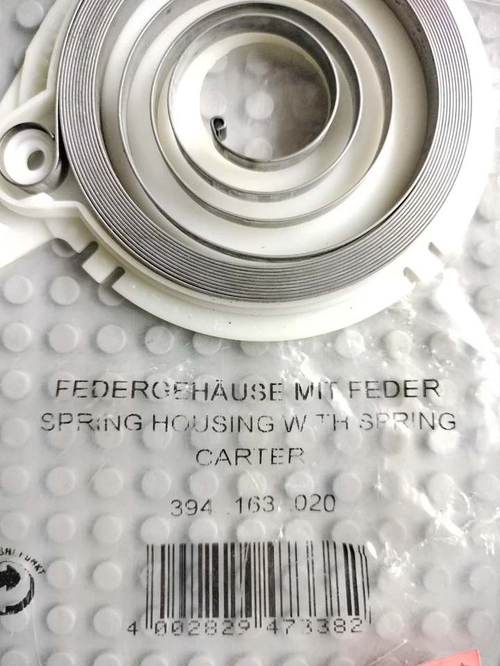 OEM GENUINE NEW OLD STOCK SACHS DOLMAR 394163020 SPRING HOUSING WITH SPRING - Image 2 of 3