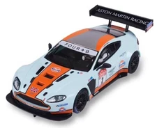 SCX 1/32 Scale ADVANCE 2.0 10428 - SCX Aston Vantage GULF GT3 with lights- New