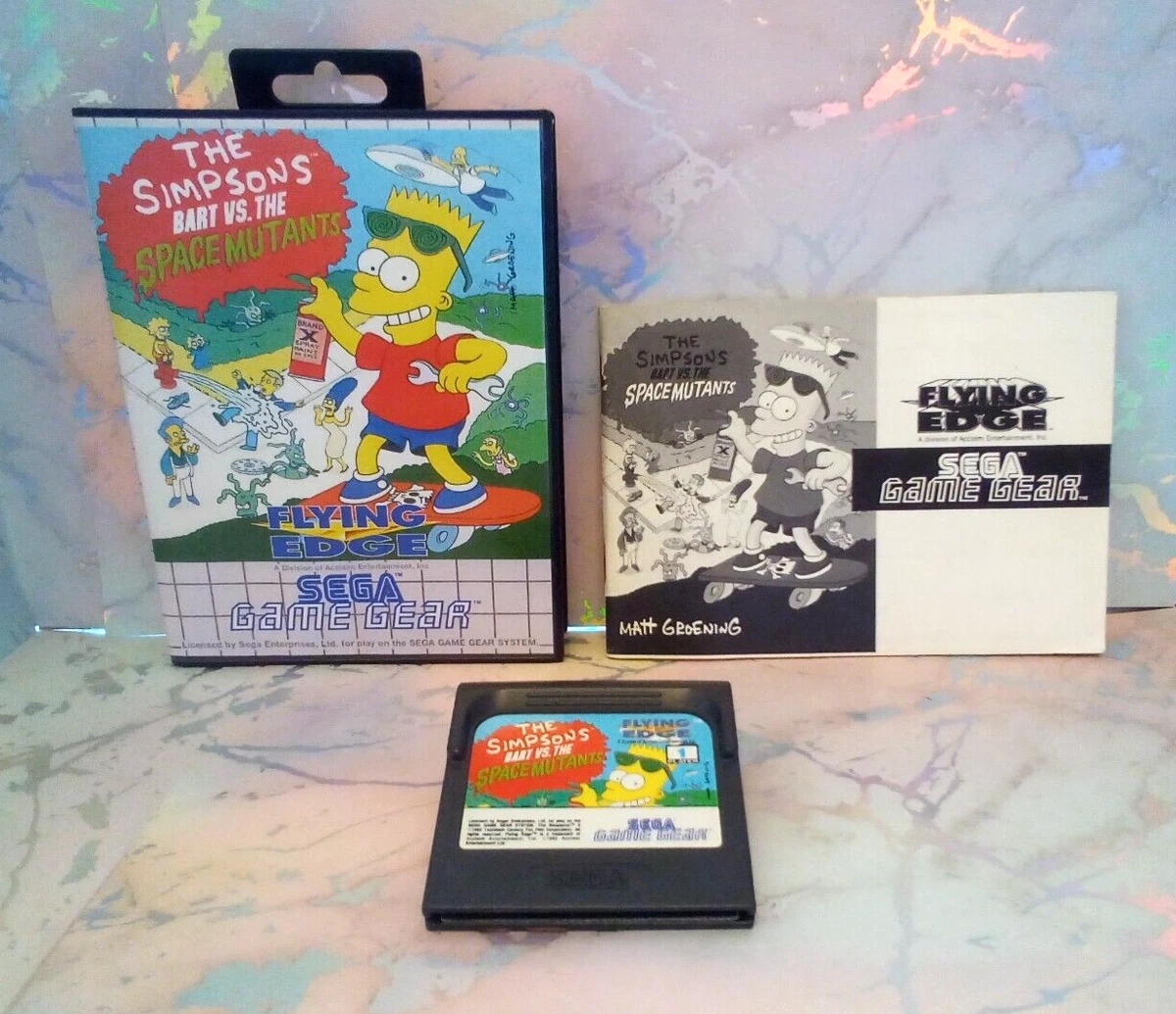 Jeu Sega Game Gear – The Simpsons Bart Vs The Space Mutants – Cartouche Seule