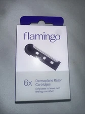 Flamingo Dermaplane Razor Refill Cartridges - 6 ct New!