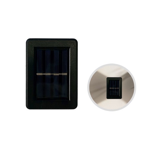 Solar 2-LED Deck Light Path Garden Patio Pathway Stairs Step Fence Lamp Outdoor - Picture 12 of 14
