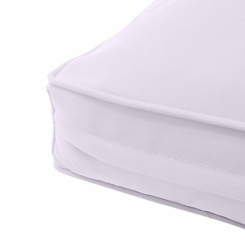 |COVER ONLY| Piped Trim Outdoor Deep Seat Cushion Patio Furniture Cushion Covers - Picture 140 of 169