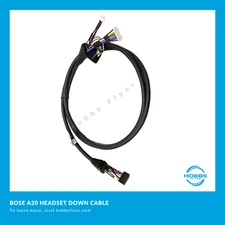Bose A20 Aviation Headset Control Module Down Cable Assembly