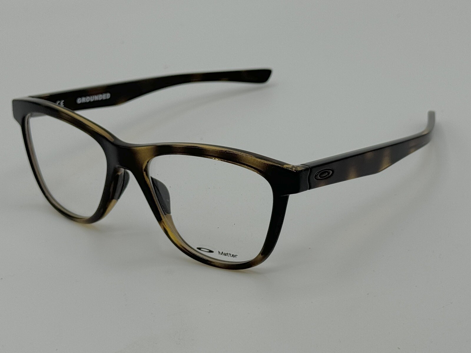 NEW OAKLEY GROUNDED EYEGLASSES 53-17-136 POLISHED TORTOISE FRAME OX8070-02