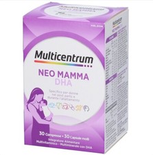 MULTICENTRUM NEO MAMMA DHA 30+30 Per post parto e durante l'allattamento