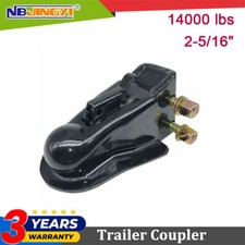 14000 Lb 2-516 Trailer Coupler Heavy Duty Channel-mount Hitch Ball
