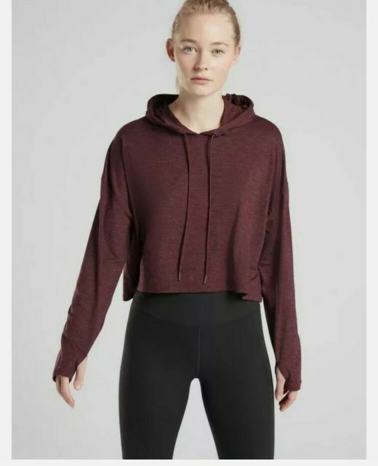 athleta crop sweatshirt