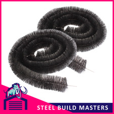SBM Gutter Guard/ Brush/ Gutter Protector/ Black - 100mm x 4m lengths