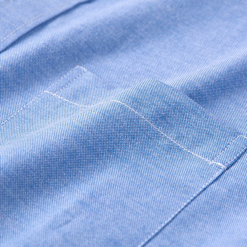 Mens Dress Shirts Long Sleeves Oxford Pocket Solids Business Casual Shirts Tops - Picture 9 of 19