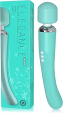 Therapeutic Personal Massager -Handheld Cordless And Powerful Wand -8 Speeds 