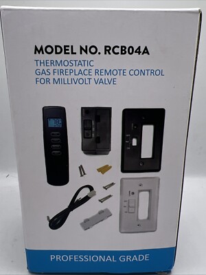 Gas Fireplace Remote Control On/Off with Thermostat Remote and Receiver ...
