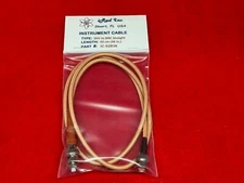 iRad 36" SHV to BNC Male Coaxial Cable Assembly Clear Cable with Strain Reliefs