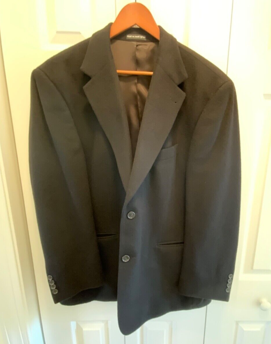 FILA Giacca Blazer Tailors Row Luxe S&K 100% Puro Capelli di Cammello 44S Cappotto Sportivo