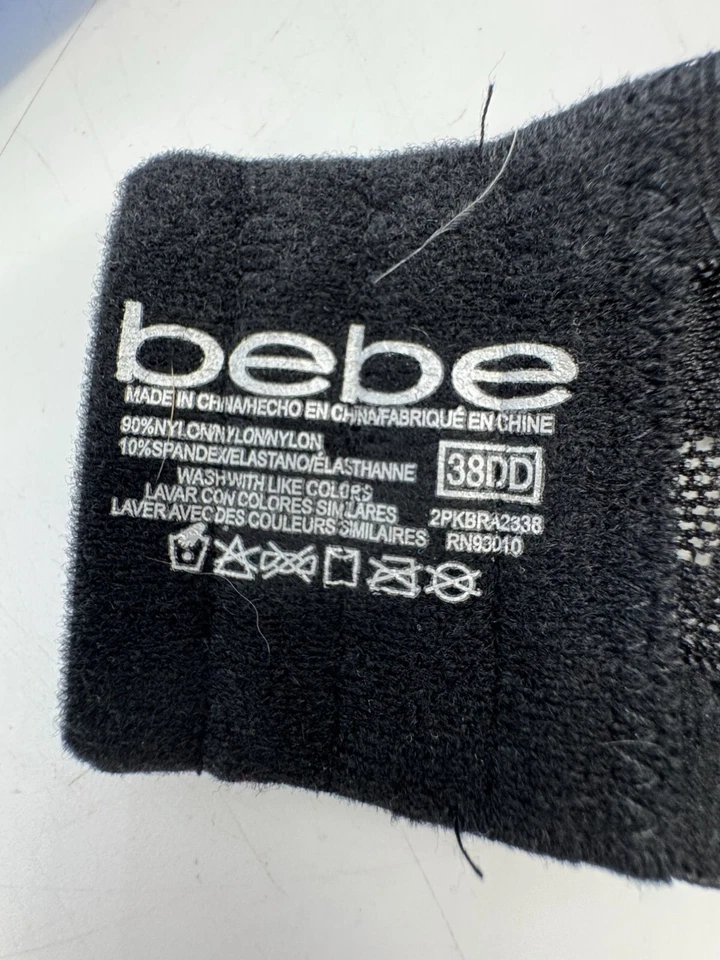 Sujetador push-up Bebe para mujer leopardo talla 38DD negro acolchado encaje informal Foto 3 de 4