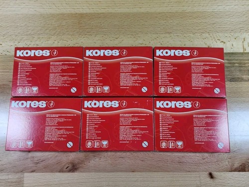 LOT 6 Kores KOR106BR Victor 600 Replacement Ribbon Black/Red Sealed 1/2" X 14' - Afbeelding 2 van 2