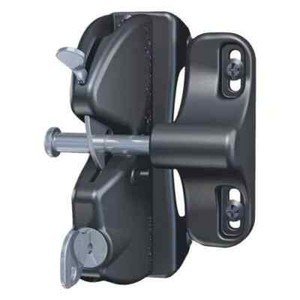 Gate Latch Key Lockable Black D&d MagnaLatch Side Pull 736494004810 LLAA 16222