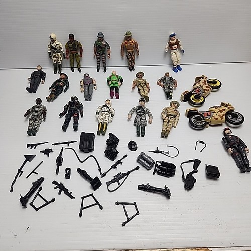 Set De 4 Figurines Action Hero Vintage Style G.I. Joe - Bootleg Années 80/90 - Armée