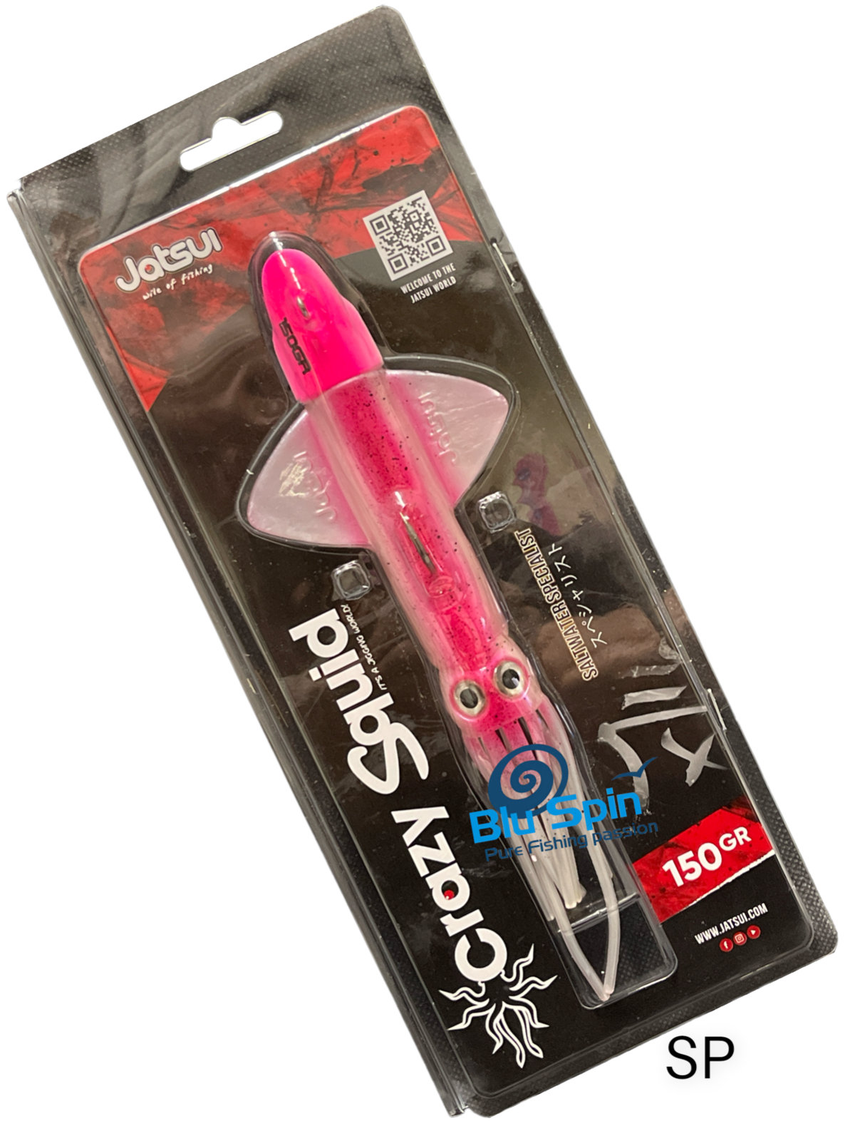 NEW JATSUI CRAZY SQUID FULL COLOR SALTWATER SPECIALIST 150GR COL. SP