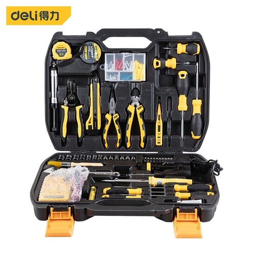 124Pcs Hand Tool Set Tool Kit Saw Screwdriver Hammer Tape Measure Wrench Plier - Picture 13 of 13