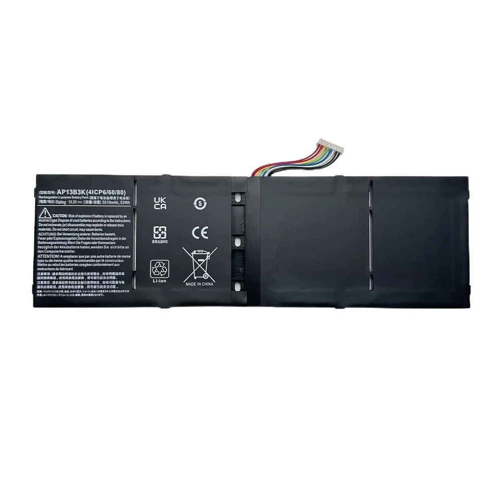 Batería AP13B3K AP13B8K para Acer Aspire M5-583P Series M5-583P-6637 M5-583P-6423 Foto 4 de 4