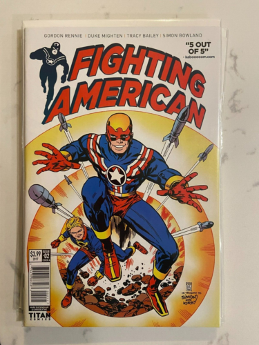 Fighting American 2 (2017) Titan Comics Kirby Homage Cover A NM - Picture 1 of 1