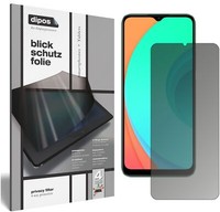 Oppo Realme C11 Blickschutzfolie Matt Schutzfolie Folie Display Schutz Dipos