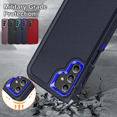 For Samsung A13 A14 A54 A53 5G Shockproof Hybrid Rubber Hard PC Back Case Cover 