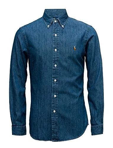 Ralph lauren denim slim fit shirt 2025