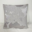 14"x14" (35cmx35cm)Handmade Cushion Cover John Lewis Komako Silver