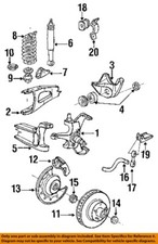 FORD OEM 84-97 Bronco II Front Suspension-Radius Arm Insulator Left D9TZ3B203A