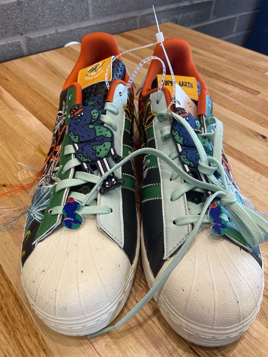 adidas gazelle silver green womens Adidas x Sean Wotherspoon Superstar SUPEREARTH – Extra Butter