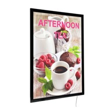 A1 A2 A3 A4 LED black light up box wall mounted hanging poster display frame