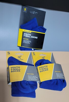 Baseball Socks Easton Youth T-Ball Size / Lot of  ( Color Blue ) Size S / NEW