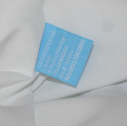 J. McLaughlin Bowen Dress White/Sky Blue Dip Dyed Pleated Midi Ombre Sz M NEW - Picture 7 of 8