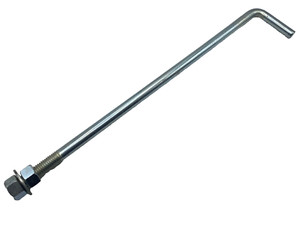 LOT OF 8 CONCRETE BENT ANCHOR BOLTS 0.61" x 18 " FREE SHIPPING 🎯