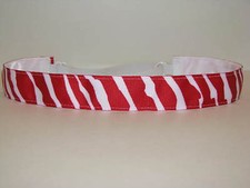 RED ZEBRA Fitness Headband adjustable non slip Sweaty Sports Hair Bands