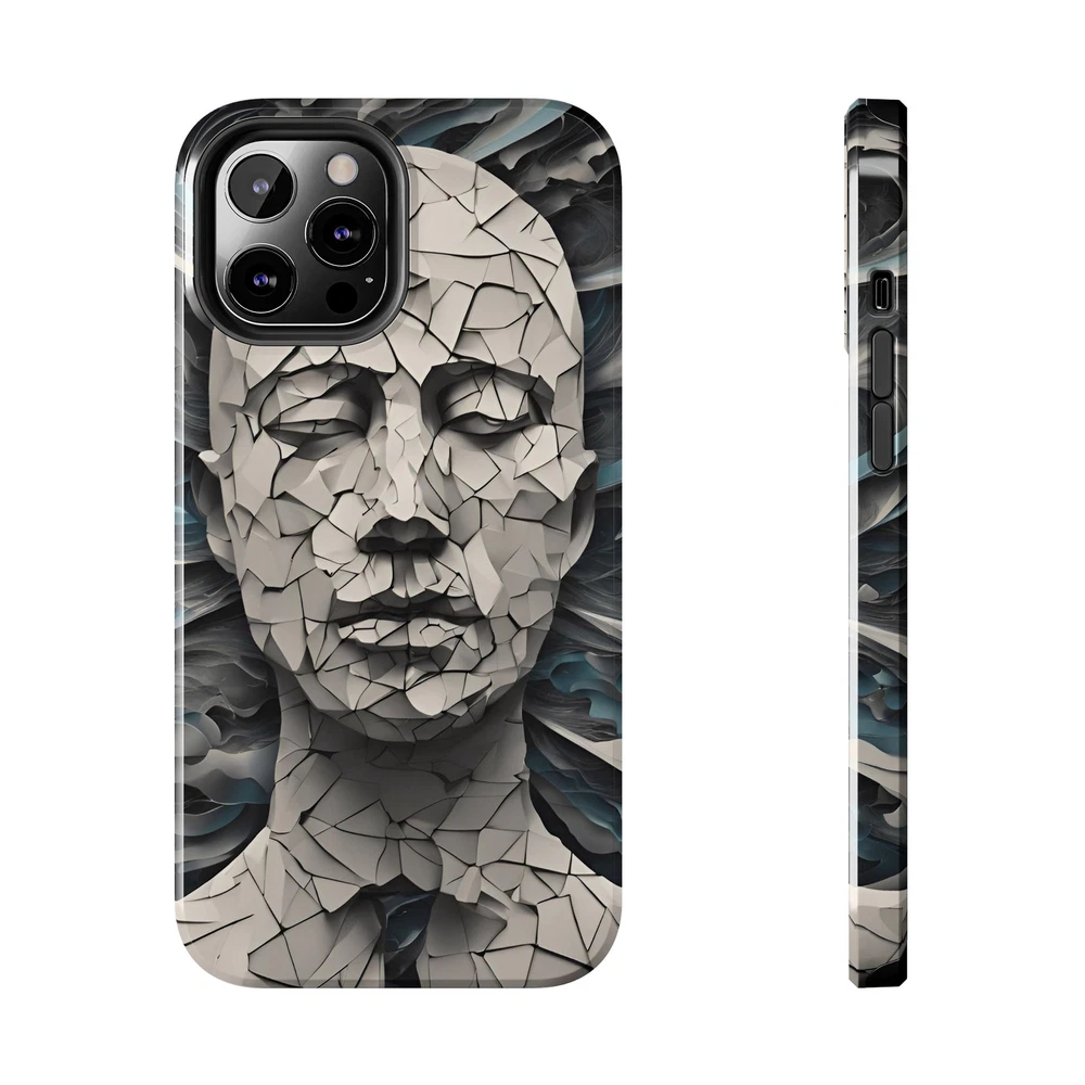 Abstract Art Surreal Man Phone Case Durable for iPhone Samsung