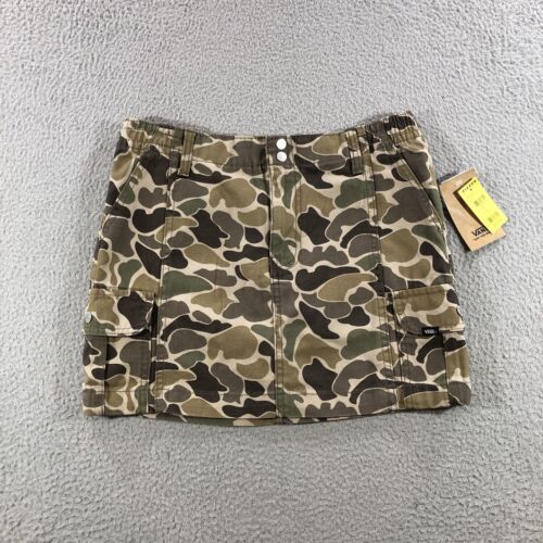 Vans Camo Skirt Women’s XL Green Camouflage Cargo Skate Street wear