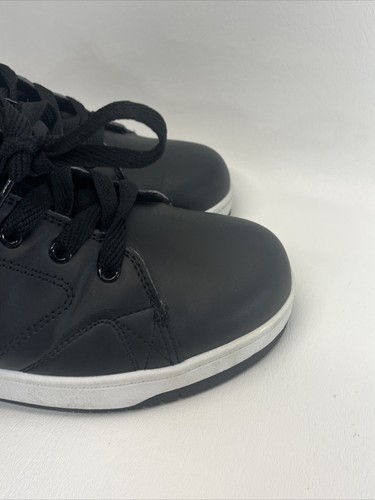 Heelys Shoes Voyager Men 8 Black White Skate Wheeled Lace Up Sneakers Faux - Picture 4 of 11