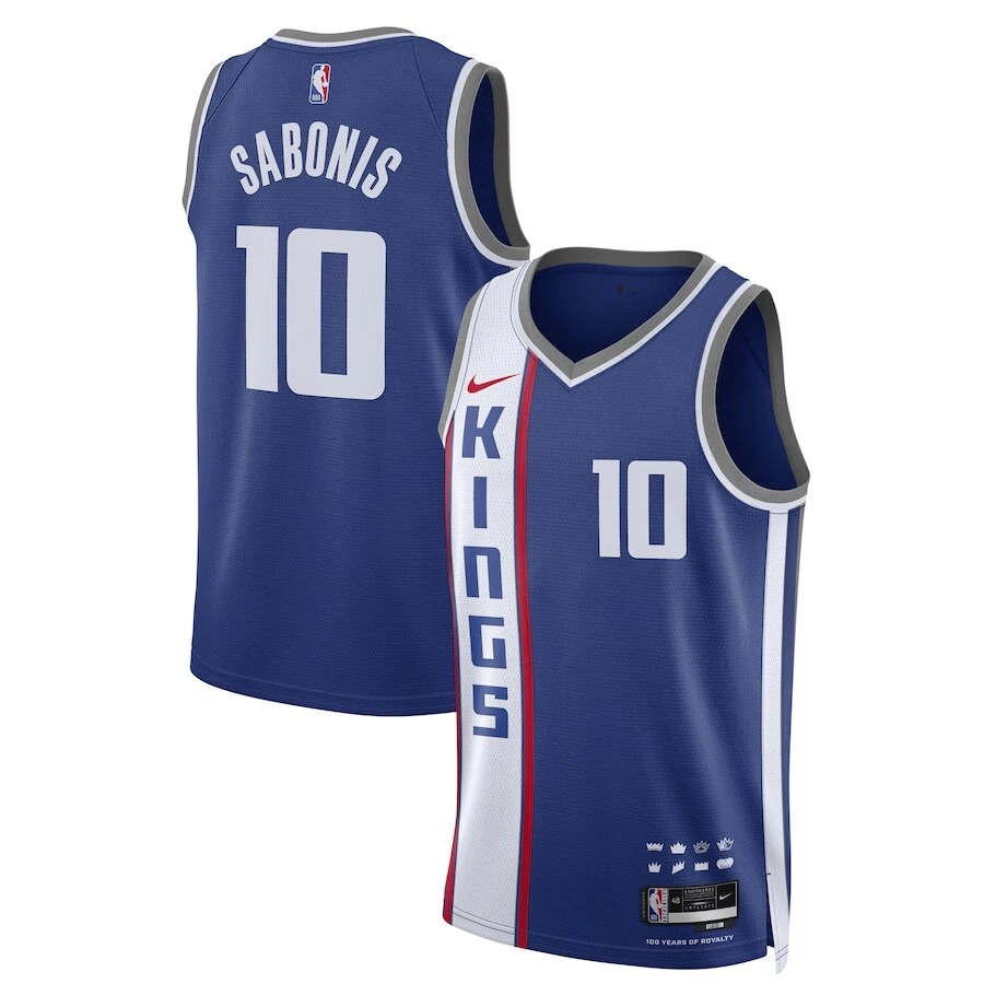 Sacramento Kings Domantas Sabonis Nike 2023 24 NBA Swingman Jersey City Edition
