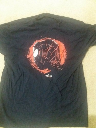 Marvel's Spiderman Miles Morlaes shirt XL