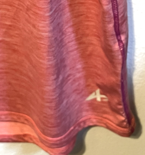 NWOT Athletech Womens Shirt Top Size 3X V-neck Cap Sleeves Workout Casual - Picture 3 of 7