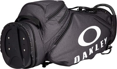 Oakley Golf Men `s Caddy Bag 9.5 X 47 Inch 2.8kg Black BG Stand