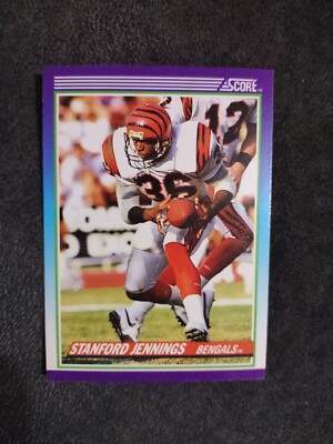 1990 Score #113 Stanford Jennings Cincinnati Bengals Football Card