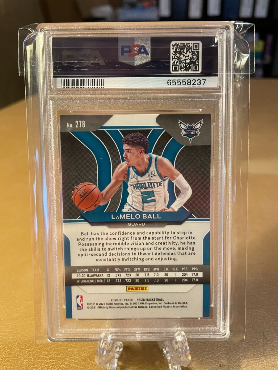 2020 Panini Prizm Basketball Lamelo Ball #278 PSA 10 Hornets RC