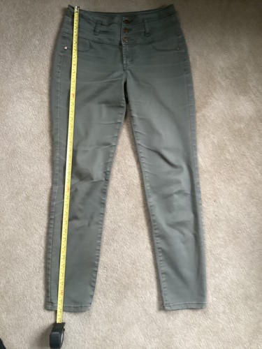 Xhilaration Hose Jeggings Damen Größe 6 Drei Knöpfe Reißverschluss Skinny Bein Stretch - Bild 2 von 9