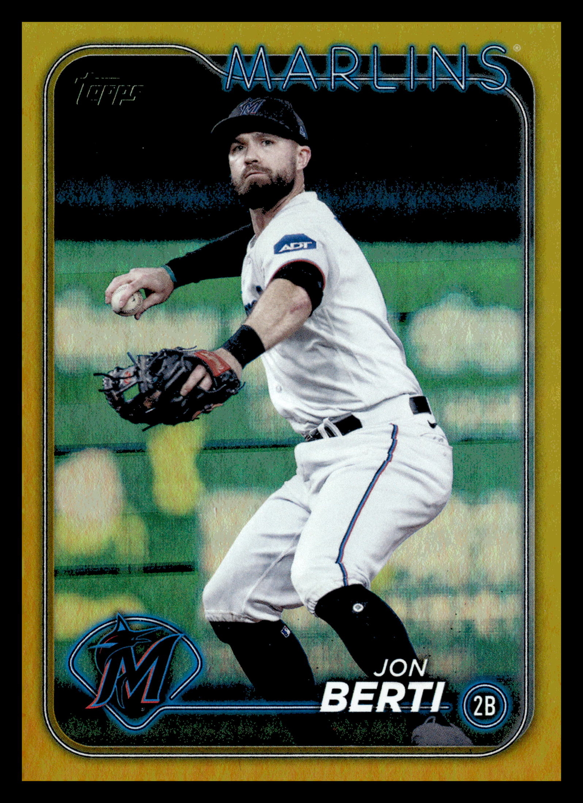 2024 Topps Series 2 Gold Foil #524 Jon Berti Marlins